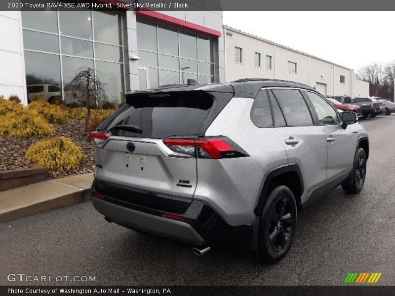 Silver Sky Metallic / Black 2020 Toyota RAV4 XSE AWD Hybrid