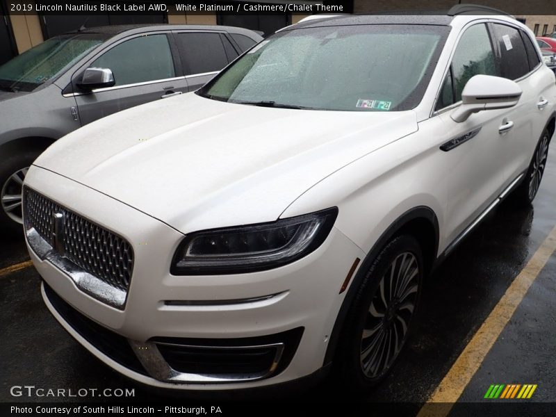White Platinum / Cashmere/Chalet Theme 2019 Lincoln Nautilus Black Label AWD