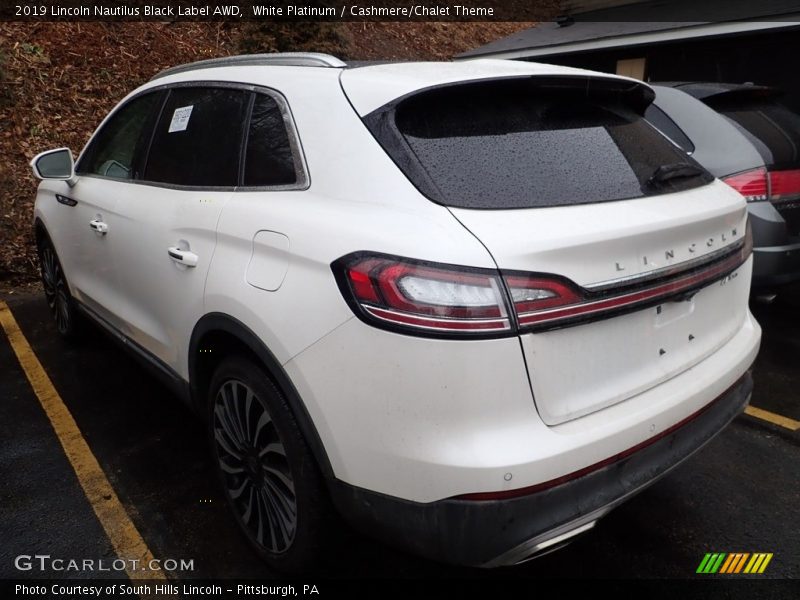 White Platinum / Cashmere/Chalet Theme 2019 Lincoln Nautilus Black Label AWD