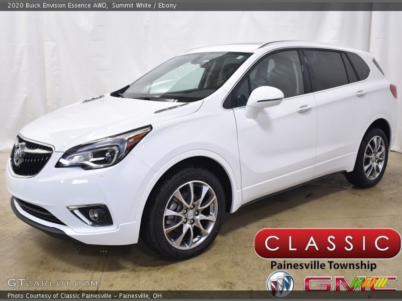 Summit White / Ebony 2020 Buick Envision Essence AWD