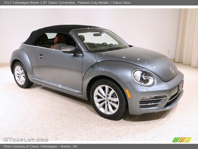  2017 Beetle 1.8T Classic Convertible Platinum Gray Metallic