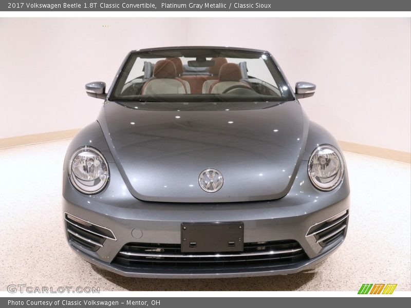 Platinum Gray Metallic / Classic Sioux 2017 Volkswagen Beetle 1.8T Classic Convertible
