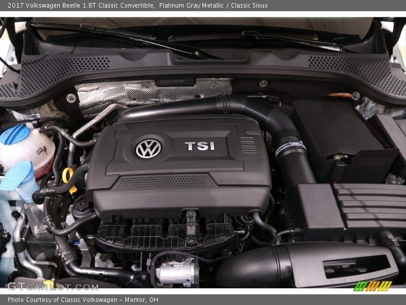  2017 Beetle 1.8T Classic Convertible Engine - 1.8 Liter TSI Turbocharged DOHC 16-Valve VVT 4 Cylinder