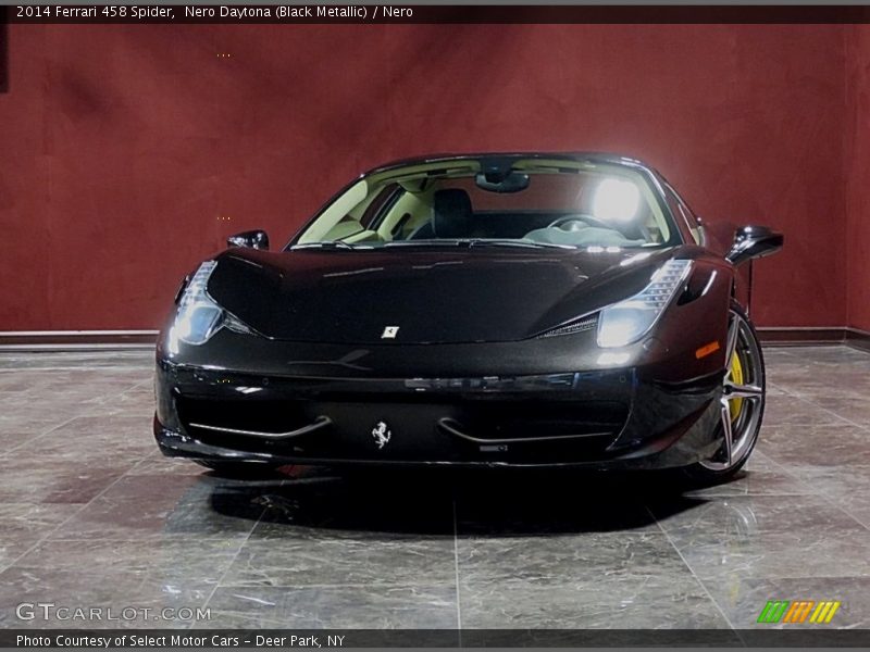 Nero Daytona (Black Metallic) / Nero 2014 Ferrari 458 Spider