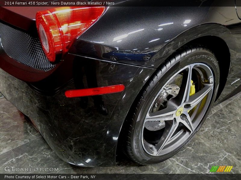 Nero Daytona (Black Metallic) / Nero 2014 Ferrari 458 Spider
