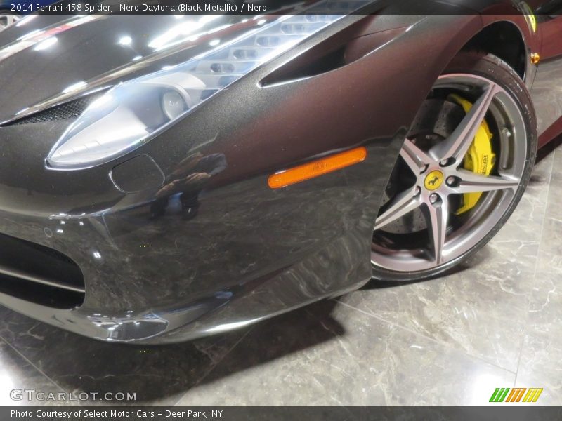 Nero Daytona (Black Metallic) / Nero 2014 Ferrari 458 Spider