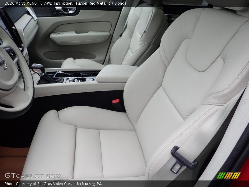 Front Seat of 2020 XC60 T5 AWD Inscription