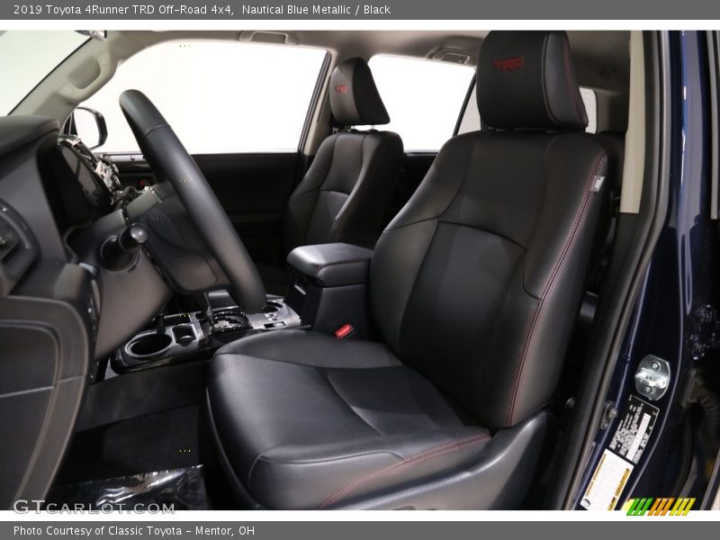 Front Seat of 2019 4Runner TRD Off-Road 4x4