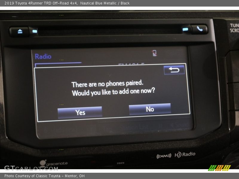 Nautical Blue Metallic / Black 2019 Toyota 4Runner TRD Off-Road 4x4
