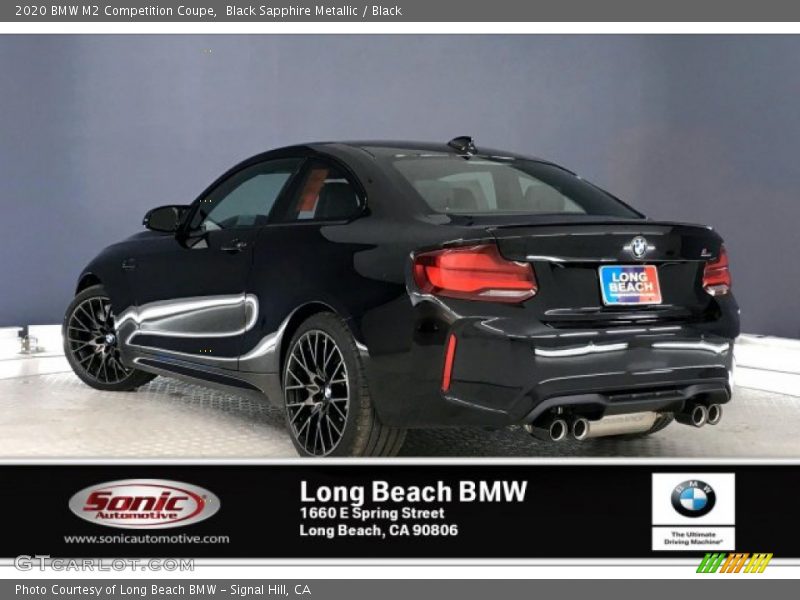 Black Sapphire Metallic / Black 2020 BMW M2 Competition Coupe