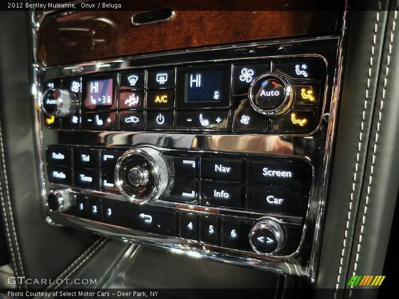 Controls of 2012 Mulsanne 