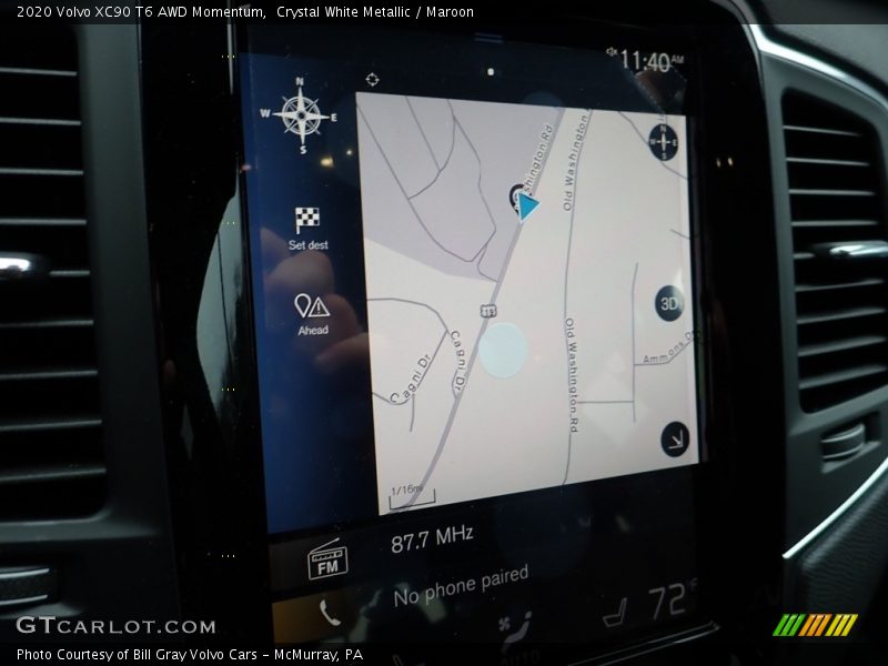 Navigation of 2020 XC90 T6 AWD Momentum