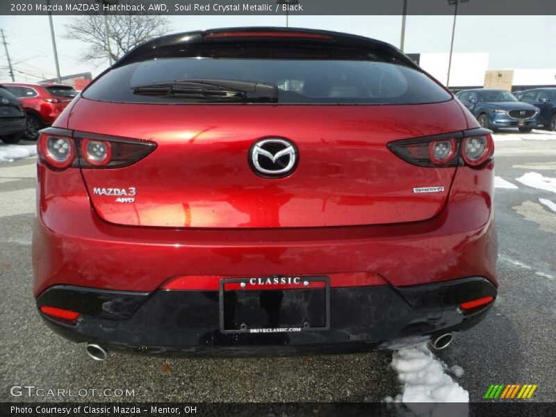 Soul Red Crystal Metallic / Black 2020 Mazda MAZDA3 Hatchback AWD