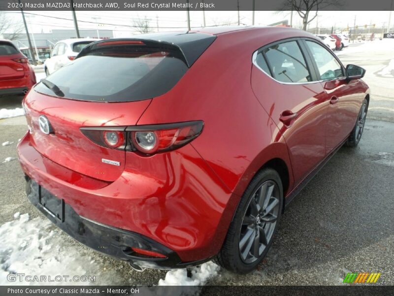 Soul Red Crystal Metallic / Black 2020 Mazda MAZDA3 Hatchback AWD