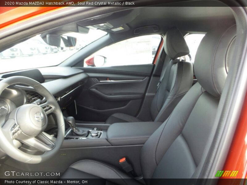 Soul Red Crystal Metallic / Black 2020 Mazda MAZDA3 Hatchback AWD