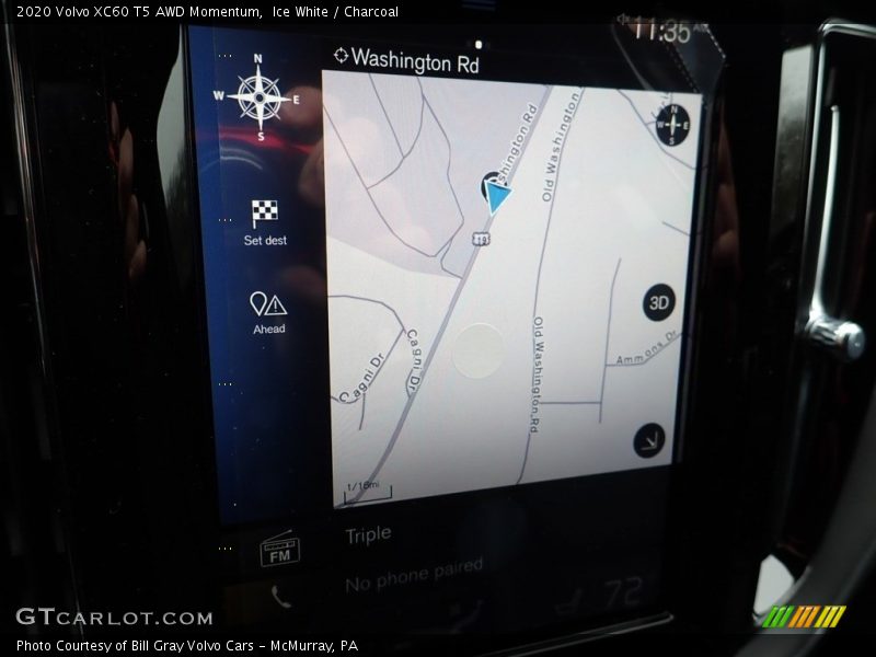 Ice White / Charcoal 2020 Volvo XC60 T5 AWD Momentum