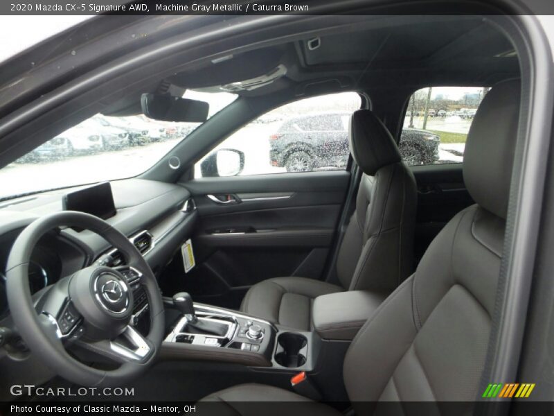 Machine Gray Metallic / Caturra Brown 2020 Mazda CX-5 Signature AWD