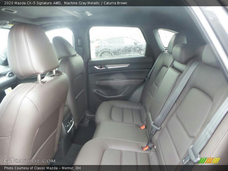 Machine Gray Metallic / Caturra Brown 2020 Mazda CX-5 Signature AWD