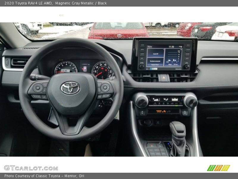 Magnetic Gray Metallic / Black 2020 Toyota RAV4 LE AWD