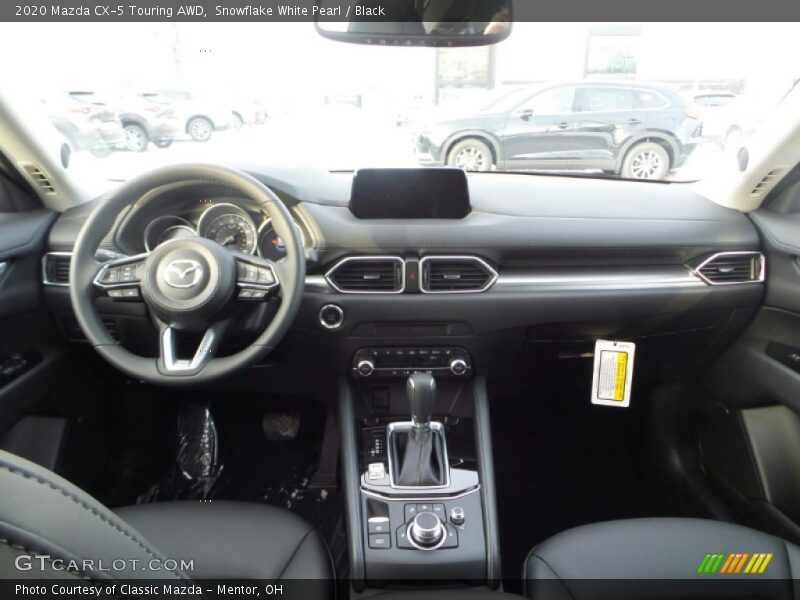 Snowflake White Pearl / Black 2020 Mazda CX-5 Touring AWD