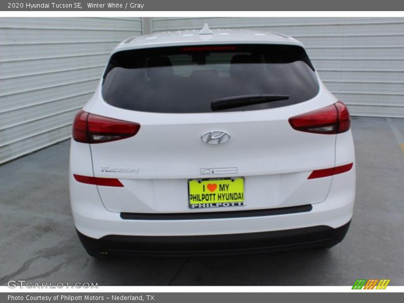 Winter White / Gray 2020 Hyundai Tucson SE