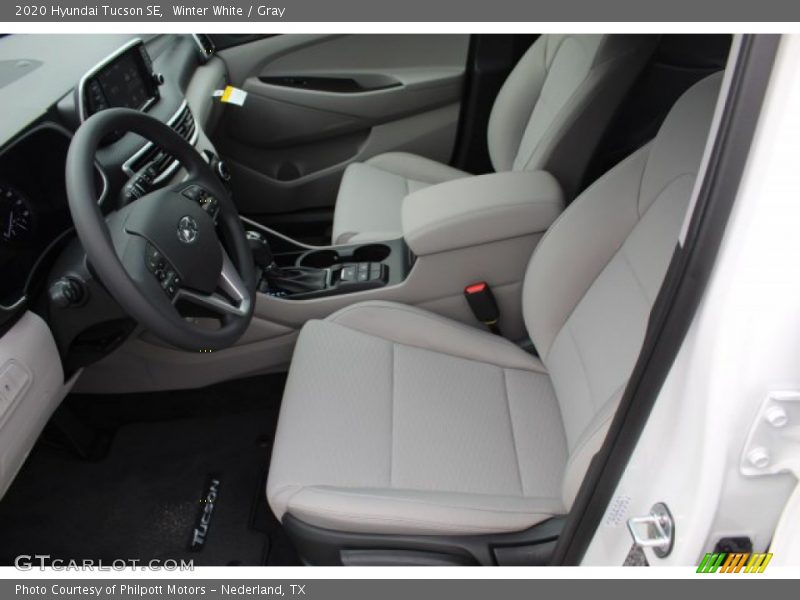 Winter White / Gray 2020 Hyundai Tucson SE