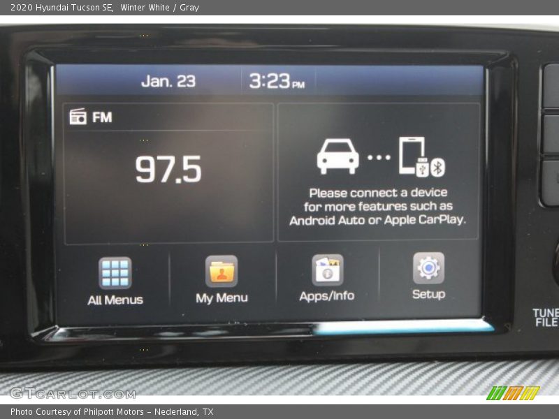 Winter White / Gray 2020 Hyundai Tucson SE