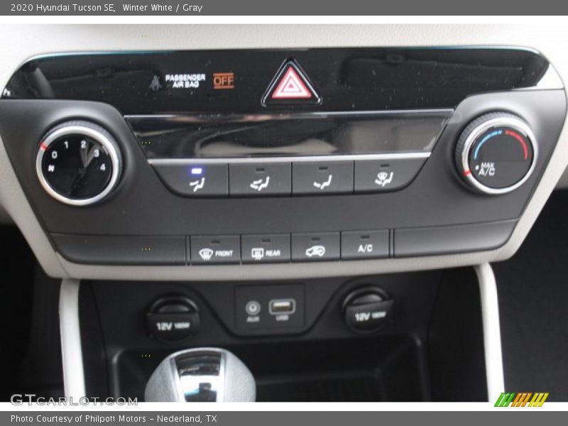 Winter White / Gray 2020 Hyundai Tucson SE