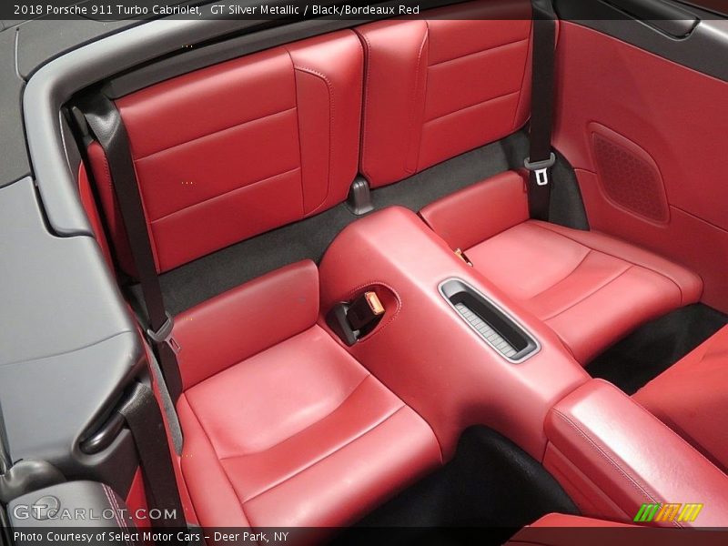 Rear Seat of 2018 911 Turbo Cabriolet