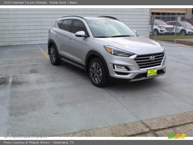 Stellar Silver / Black 2020 Hyundai Tucson Ultimate