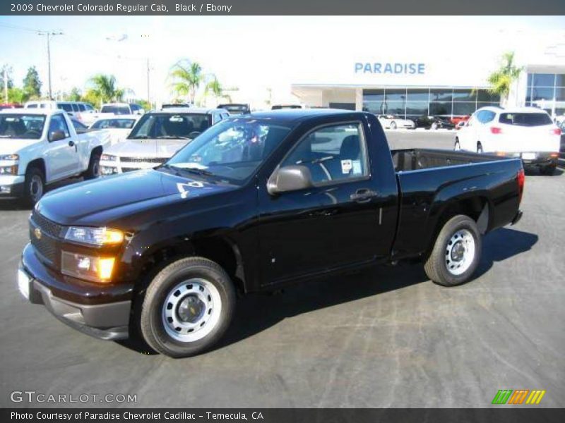 Black / Ebony 2009 Chevrolet Colorado Regular Cab