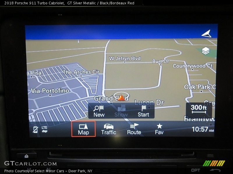 Navigation of 2018 911 Turbo Cabriolet