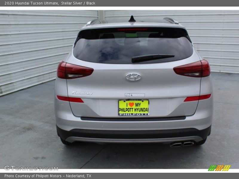 Stellar Silver / Black 2020 Hyundai Tucson Ultimate