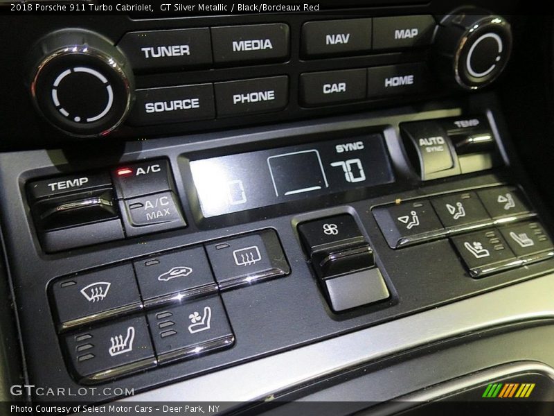 Controls of 2018 911 Turbo Cabriolet