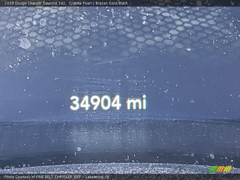 Granite Pearl / Brazen Gold/Black 2018 Dodge Charger Daytona 392