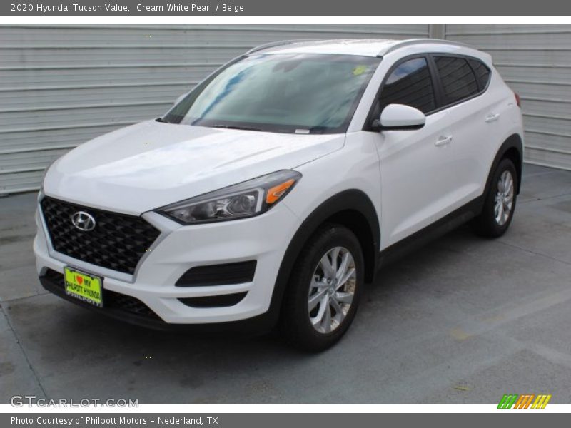 Cream White Pearl / Beige 2020 Hyundai Tucson Value