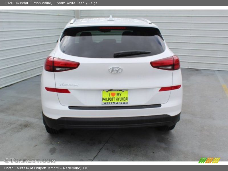 Cream White Pearl / Beige 2020 Hyundai Tucson Value