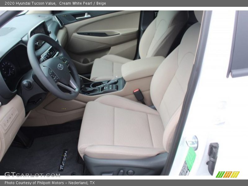 Cream White Pearl / Beige 2020 Hyundai Tucson Value