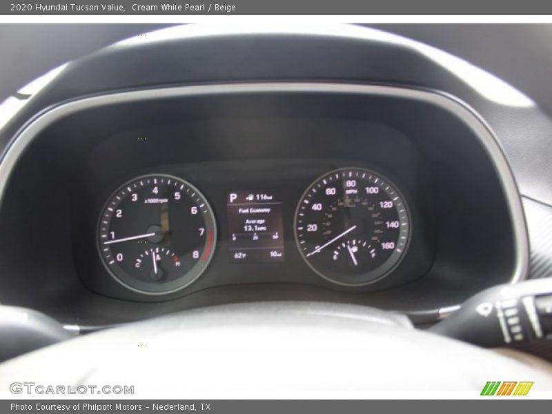 Cream White Pearl / Beige 2020 Hyundai Tucson Value