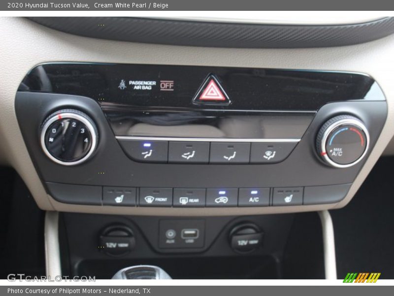 Cream White Pearl / Beige 2020 Hyundai Tucson Value