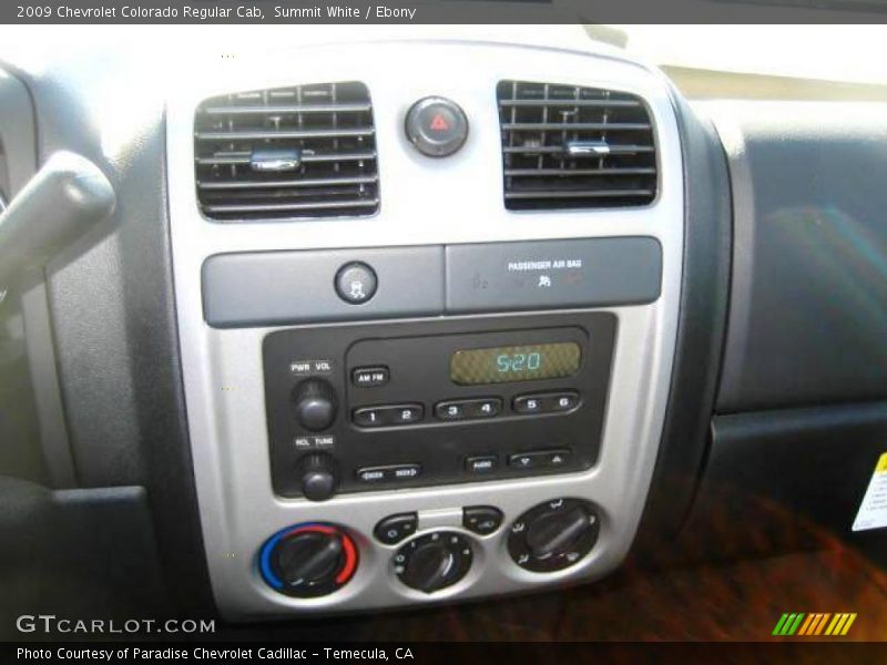 Summit White / Ebony 2009 Chevrolet Colorado Regular Cab