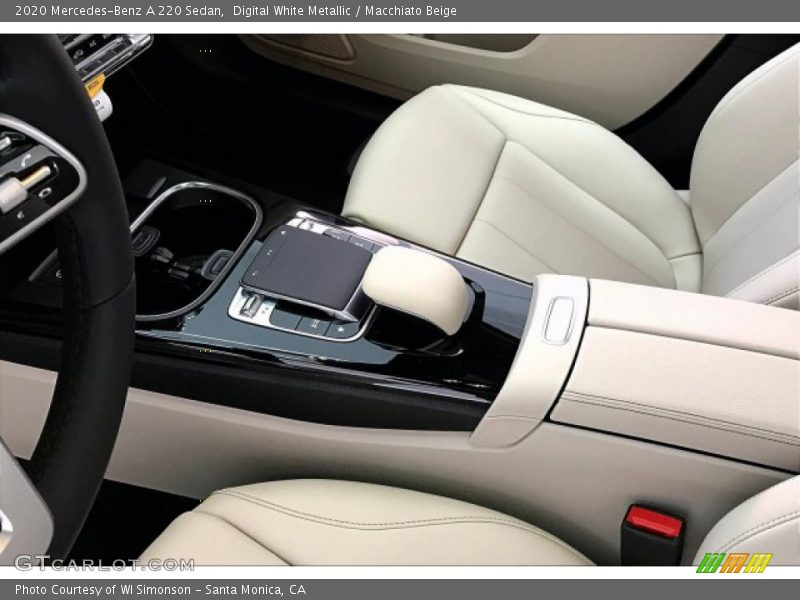Digital White Metallic / Macchiato Beige 2020 Mercedes-Benz A 220 Sedan