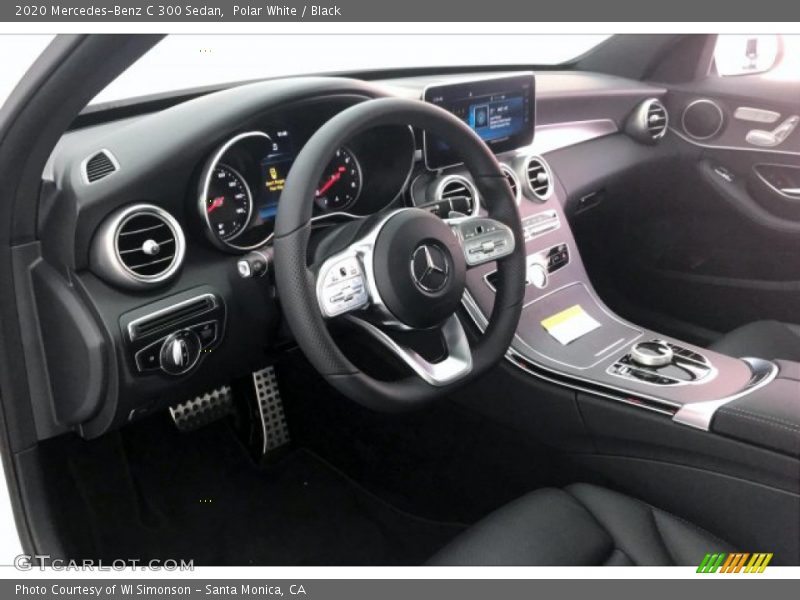 Polar White / Black 2020 Mercedes-Benz C 300 Sedan