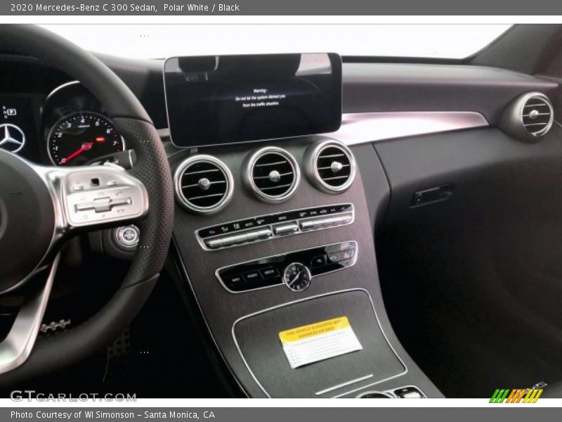 Polar White / Black 2020 Mercedes-Benz C 300 Sedan