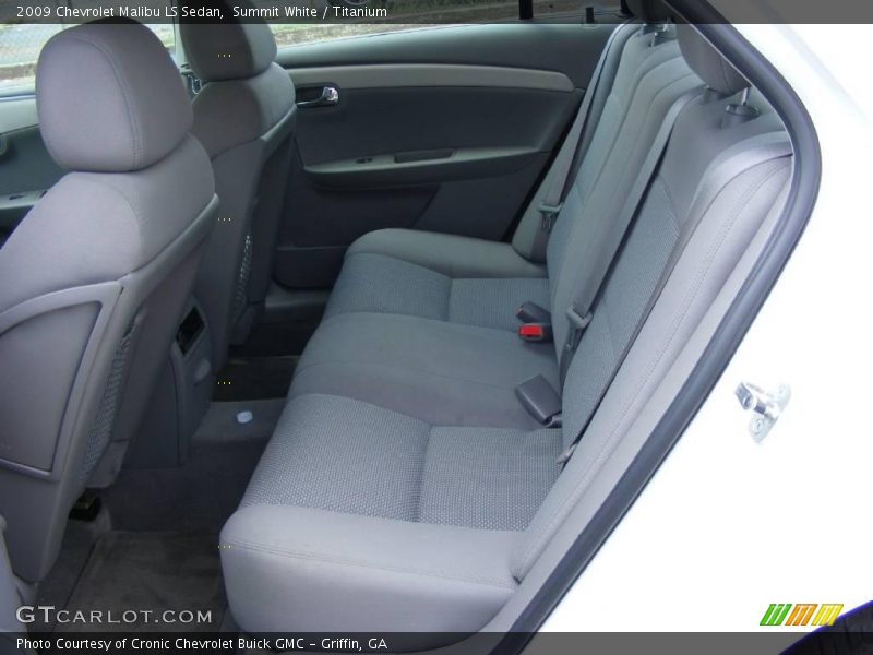 Summit White / Titanium 2009 Chevrolet Malibu LS Sedan