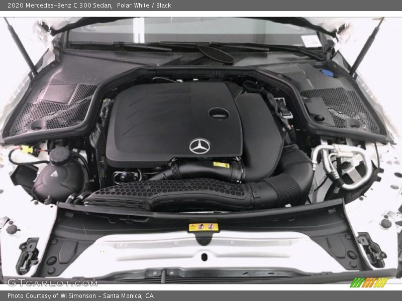 Polar White / Black 2020 Mercedes-Benz C 300 Sedan