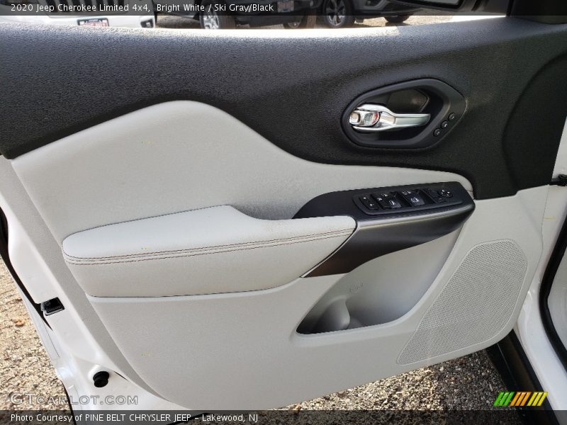 Bright White / Ski Gray/Black 2020 Jeep Cherokee Limited 4x4
