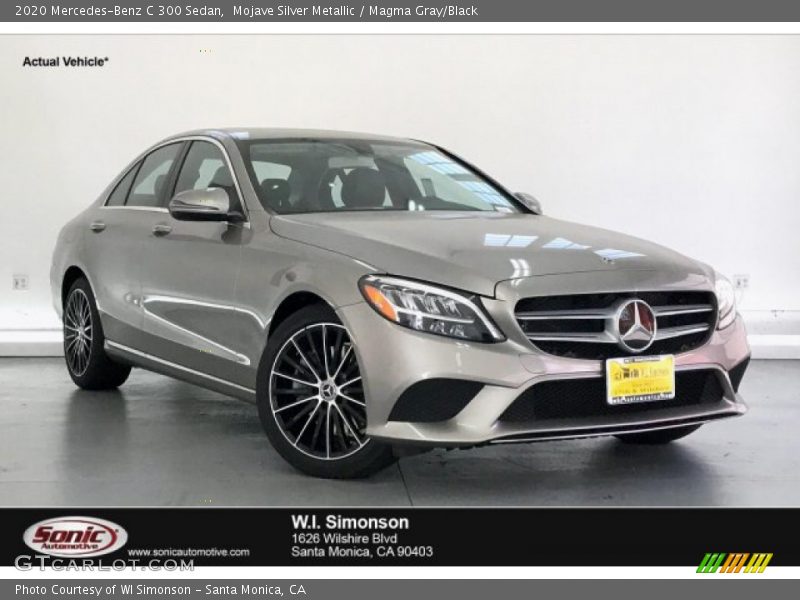 Mojave Silver Metallic / Magma Gray/Black 2020 Mercedes-Benz C 300 Sedan