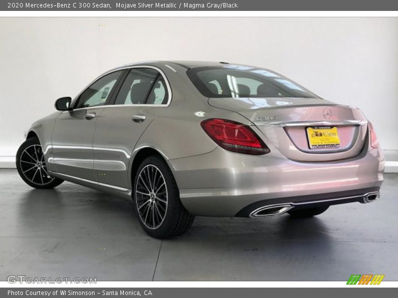 Mojave Silver Metallic / Magma Gray/Black 2020 Mercedes-Benz C 300 Sedan