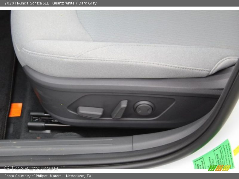 Quartz White / Dark Gray 2020 Hyundai Sonata SEL
